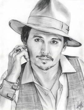 Portrait of Johnny Depp