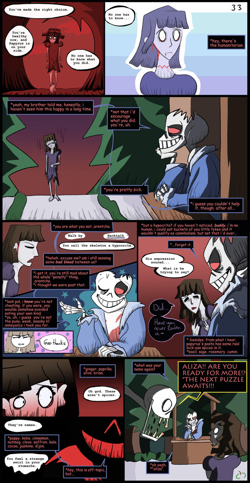 Horrortale Comic 33 Confrontation by SourAppleStudios on DeviantArt