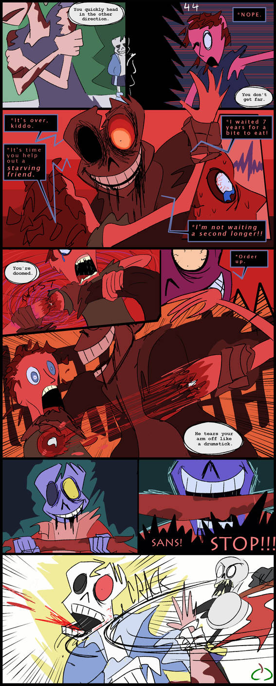 Horrortale 44 Sans Breaks (Extended) by SourAppleStudios on DeviantArt