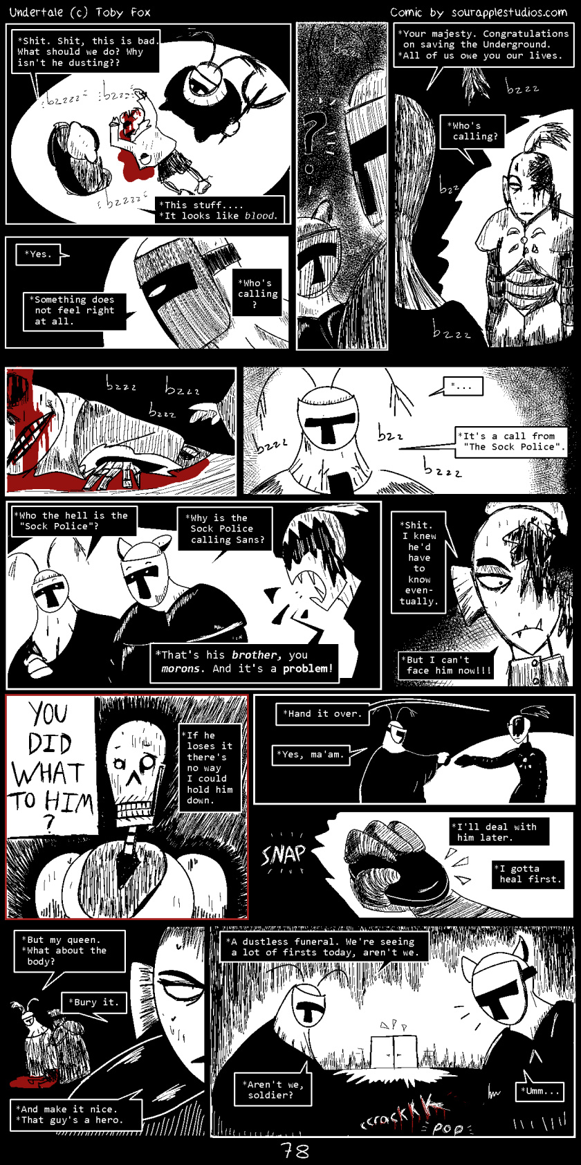 Horrortale capitulo 1 pagina 1 by pacmanilluminati on DeviantArt