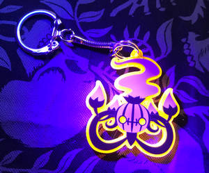 UV Fluorescent Keychain - Chandelure