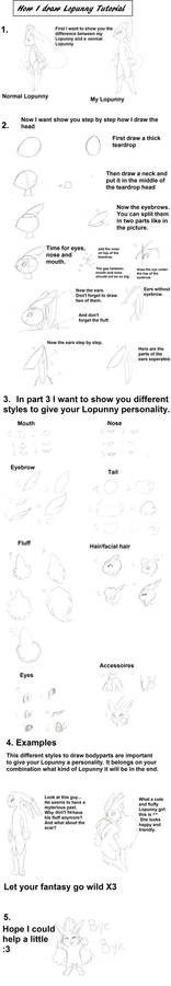 How I draw Lopunny tutorial