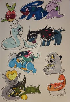 Some Baby Dragon Pokemon