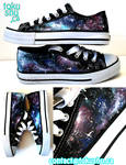 Galaxy Shoes by artsyfartsyness