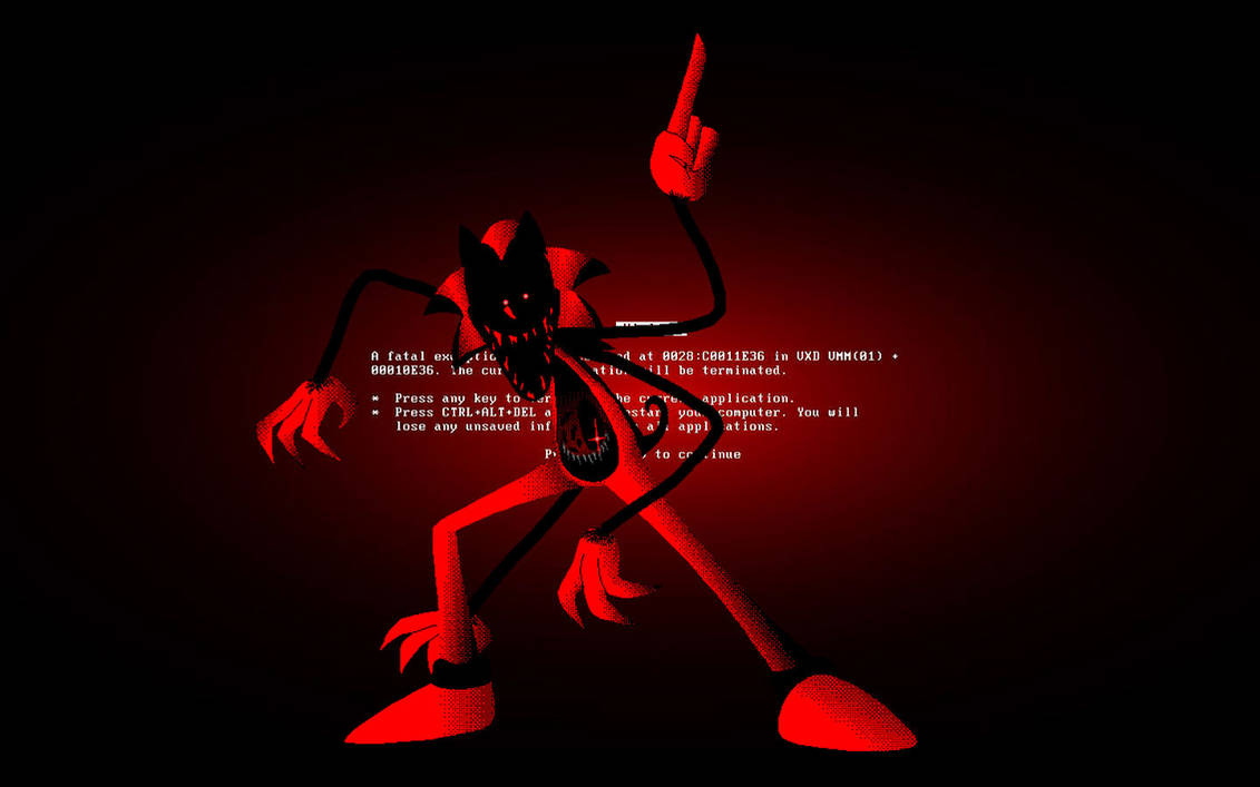 Fatal Error Sonic by Fabro20XX on DeviantArt