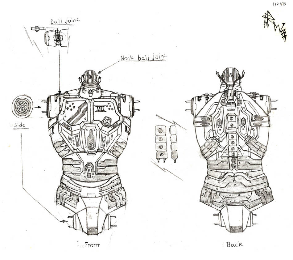 Robot Torso Design by RedW0lf777sg on DeviantArt