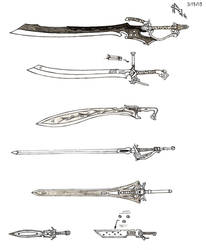 Weapon Concept Art: Sword (Part III)