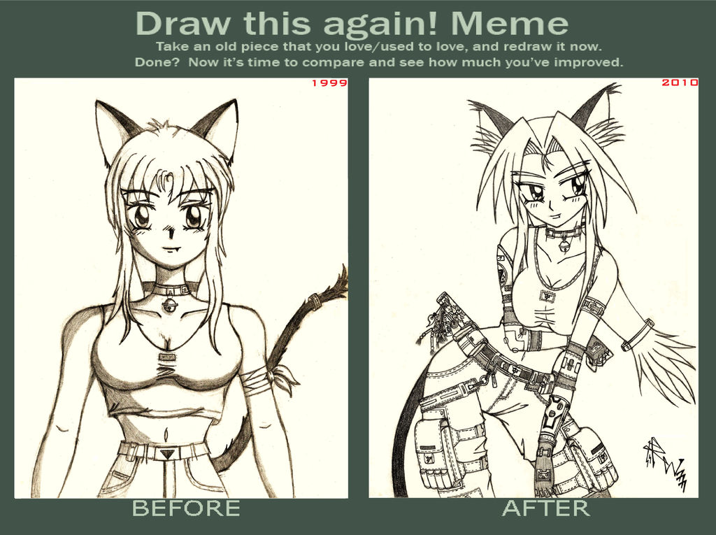 Draw this Again Meme Aya Kuramoto (1999 - 2010)