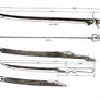 Cyrella's Katana-style Saber and Short Sword