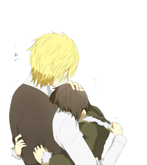 Izaya and Shizuo -Hug-