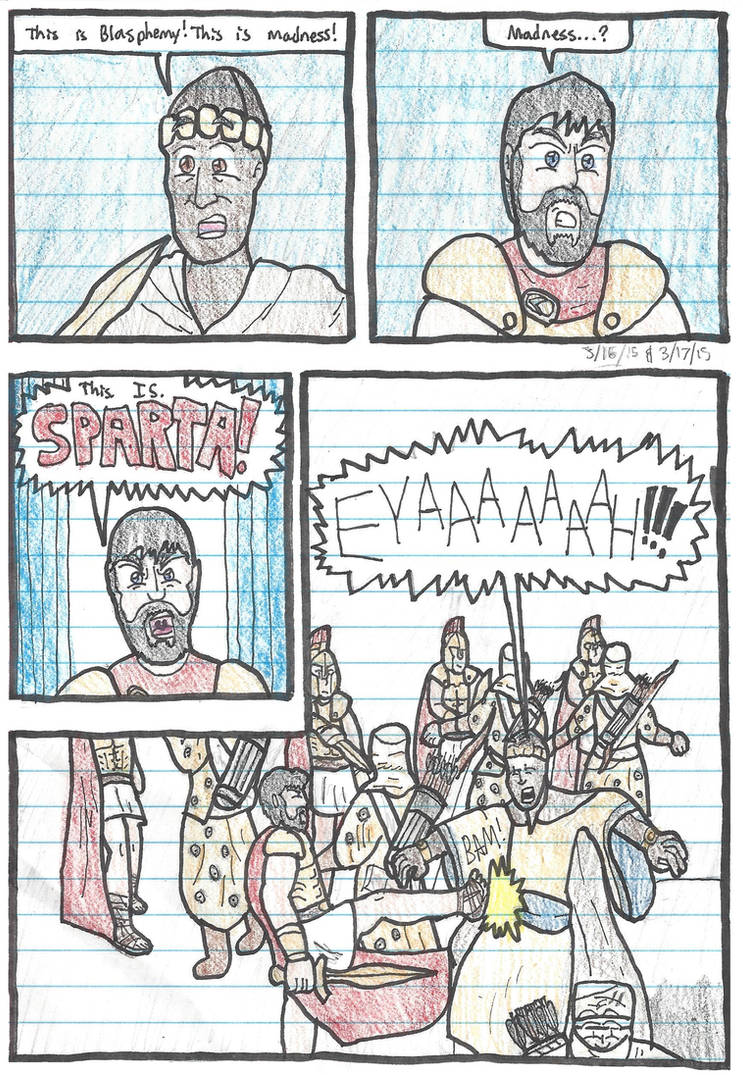 This is Sparta' Spoof by OmenAesir on DeviantArt