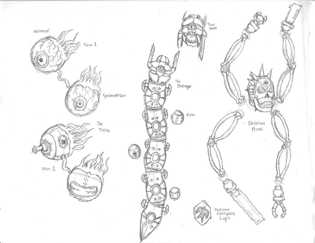 Mech Boss Terraria: Mechanical Bosses by DWestmoore on DeviantArt