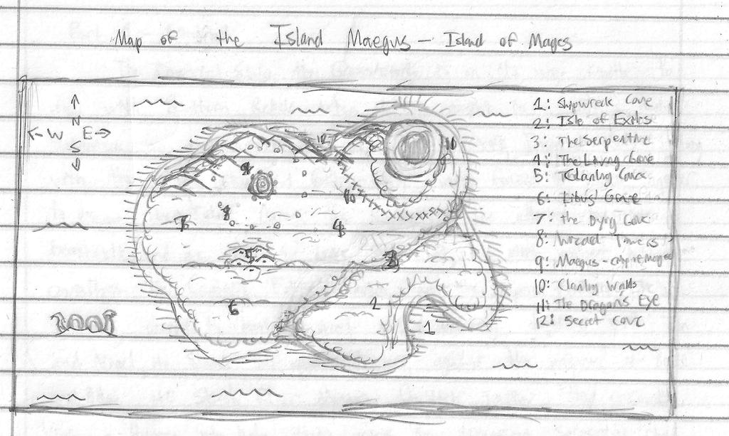 Wulfgard: Stranded: (Rough) Map of the Island