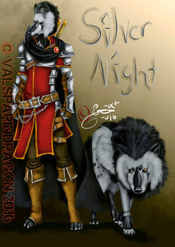 Silver Night_ Anthro and Feral