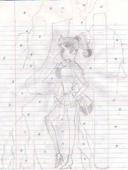 Sailor Jupiter with Background