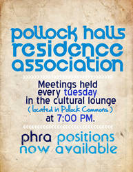 PHRA Recruitment Poster