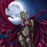 Dark Elf in Moonlight