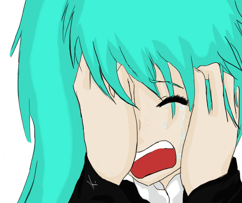 Miku Crying Reference Miku Crying by Kumy-chan on DeviantArt