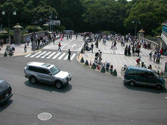 looking over Harajuku