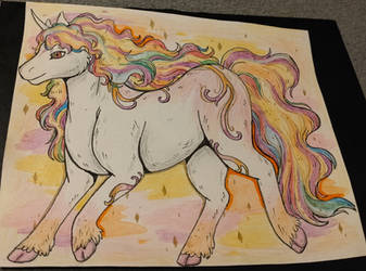 Colourful unicorn