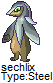 Pokemon sprite Sechlix