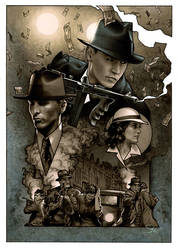 Public Enemies poster by Emmanuel-B