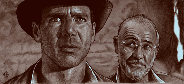 Indiana Jones drawing