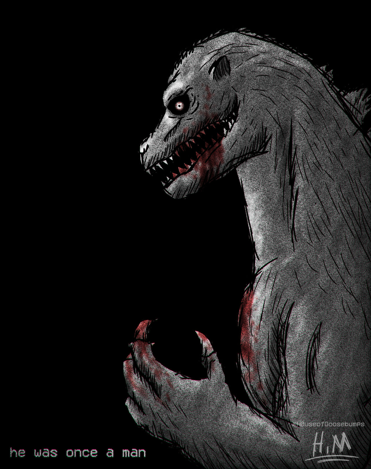 The man in the suit (godzilla analog horror) by h0useofGoosebumps on The man in the suit (godzilla analog horror) by h0useofGoosebumps on