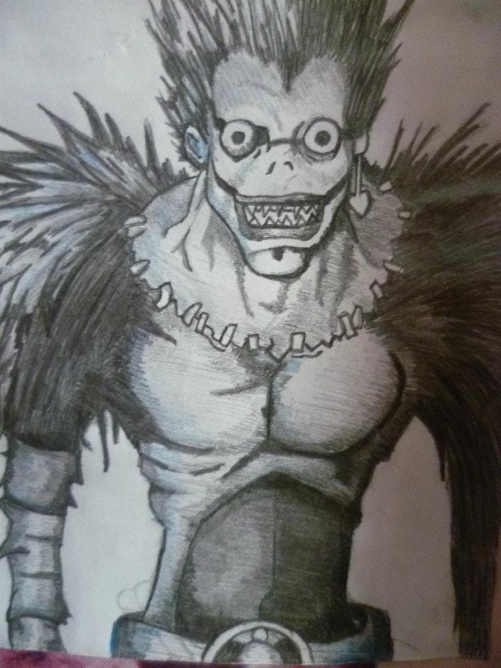 Ryuk Drawing Ryuk Death Note Characters - Lavandaria Wallpaper