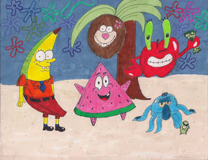 BananaBob PointyPants and Fruit Friends