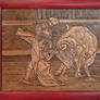 51.-Media Veronica.Relieve en resina. 32.5x46 cms.
