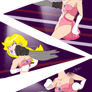 Peach Getting mashed by Bowsette
