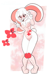 Easter cherry blossom bunny Beth