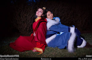 Fire Lady Ursa and Kya Avatar