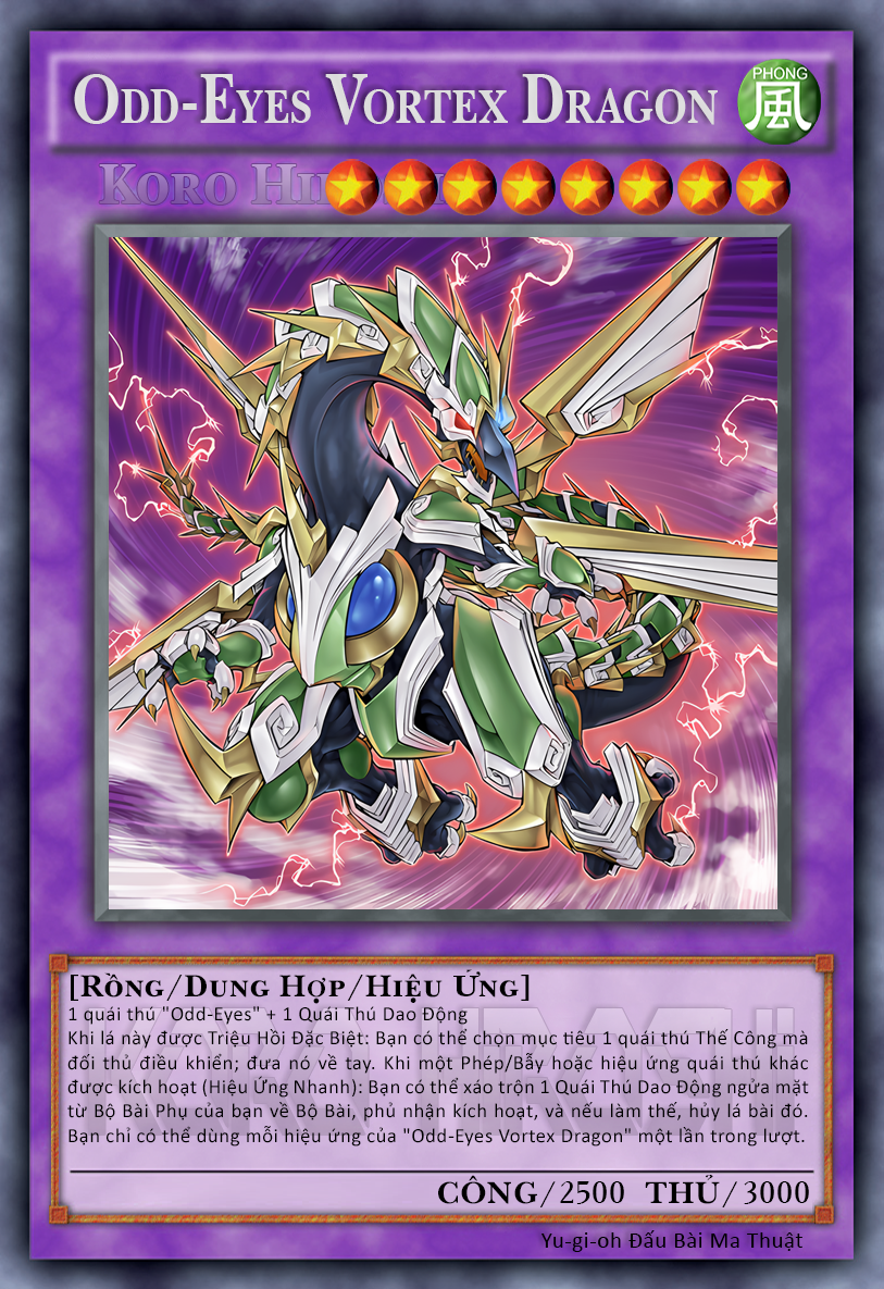 Odd-Eyes Vortex Dragon by korotime on DeviantArt