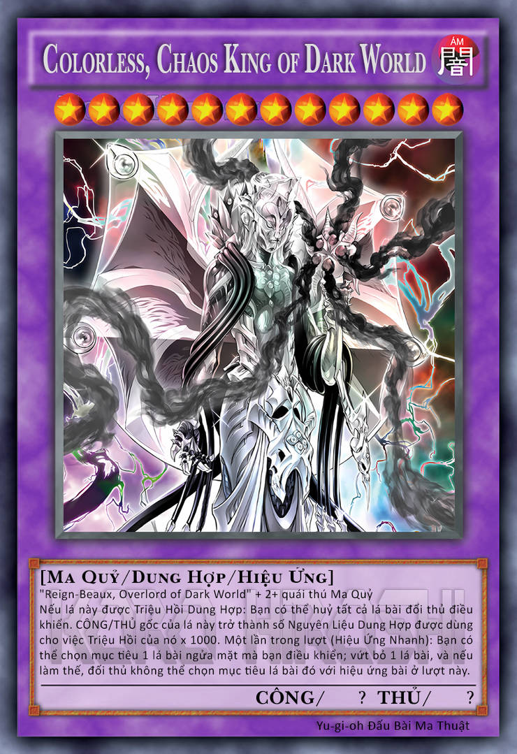 Colorless, Chaos King of Dark World by korotime on DeviantArt