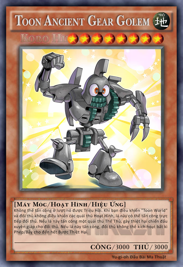Toon Ancient Gear Golem by korotime on DeviantArt
