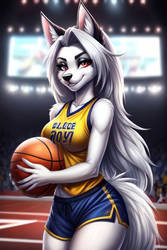 Loona the basketball star!