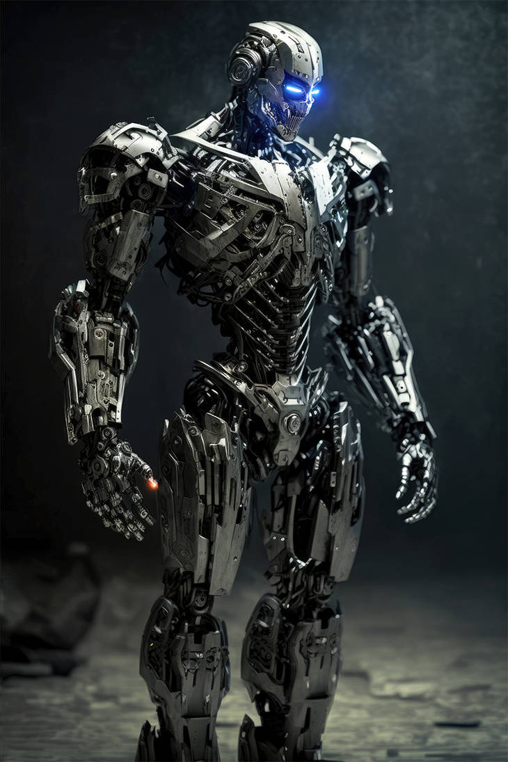 The cyborg robot by frozenbunn on DeviantArt