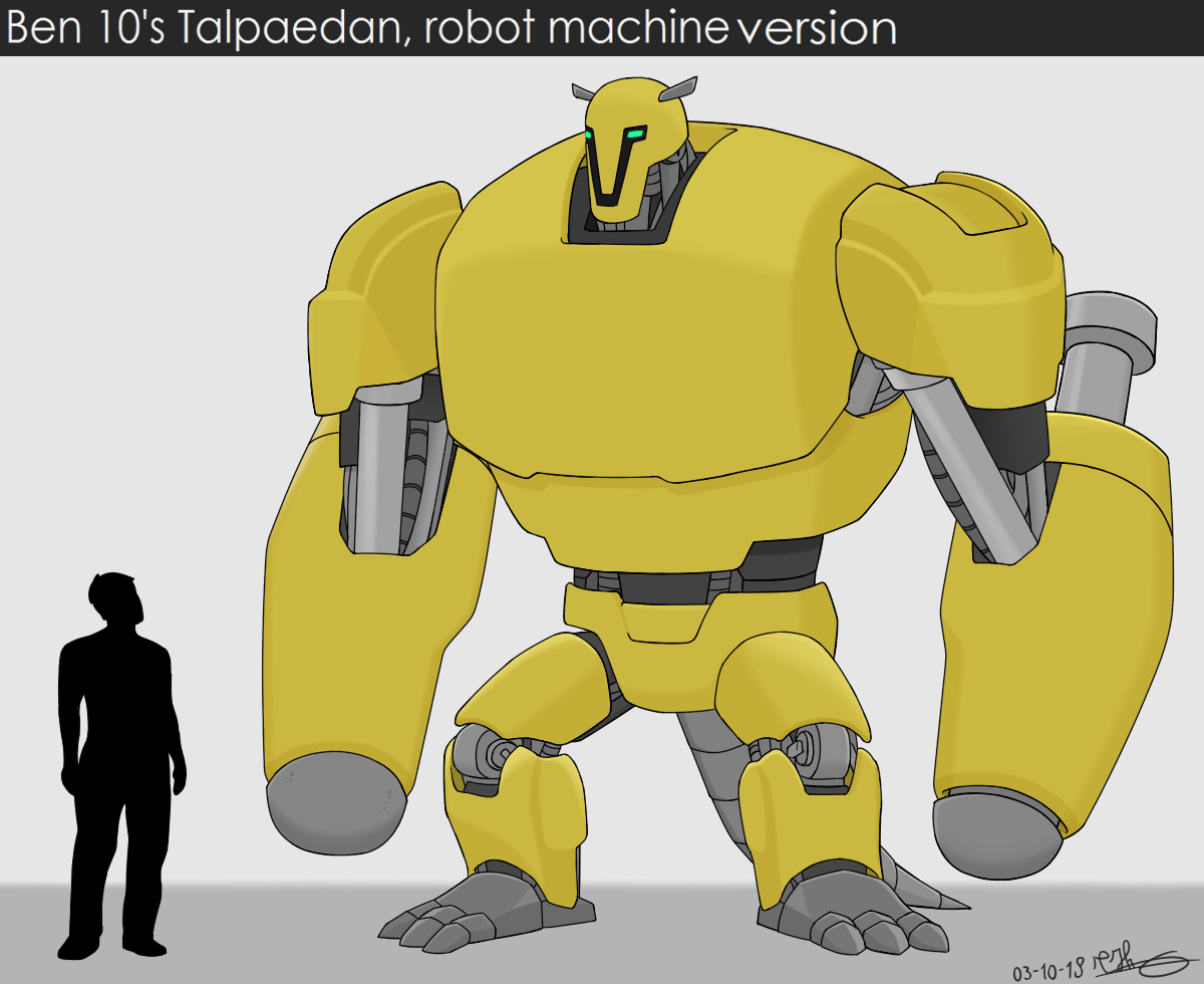 Ben 10: Talpaedan robot machine version by THs-Industries on DeviantArt Ben 10: Talpaedan robot machine version by THs-Industries on DeviantArt