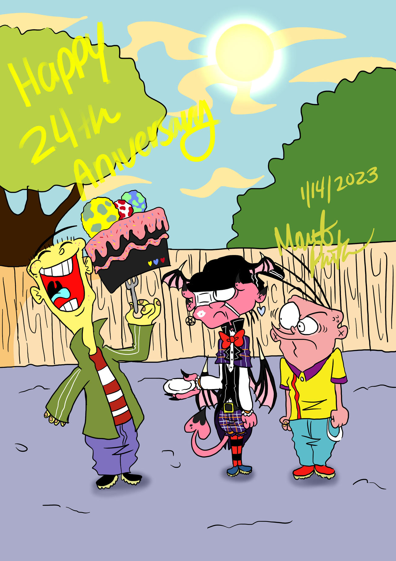 Ed Edd n Eddy 24th Anniversary by AestheticMoron on DeviantArt
