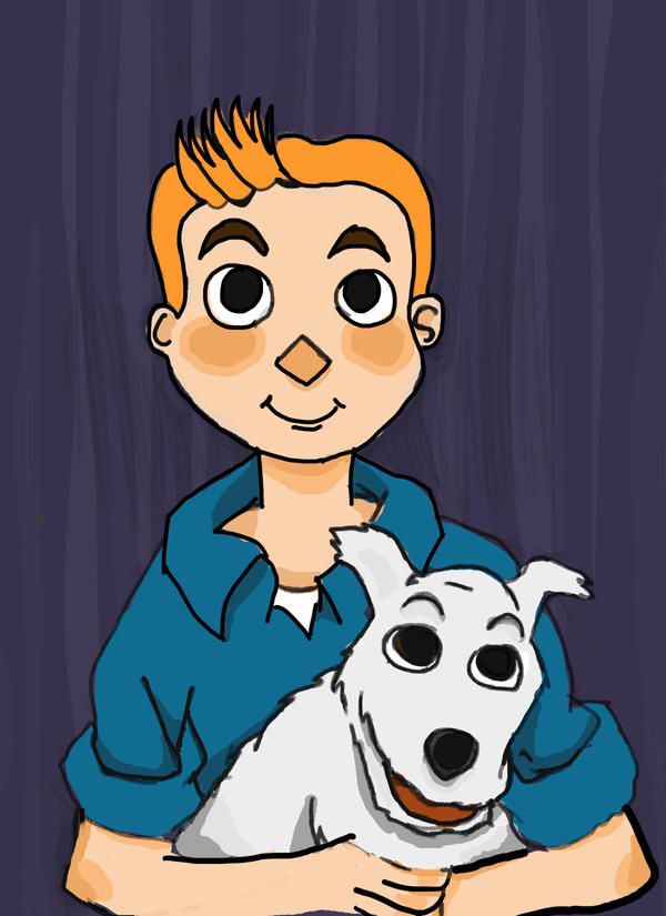 Tintin Deviantart Tintin by brainspewage on DeviantArt