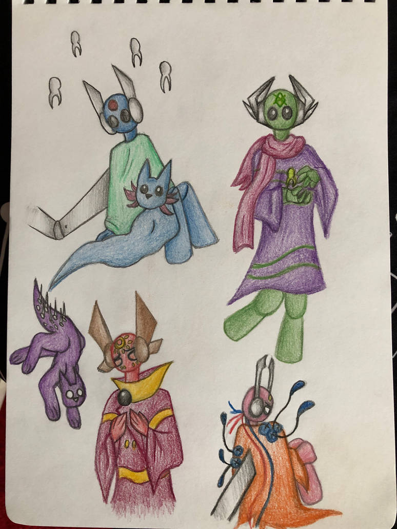 Rain world Iterators by DaBrokenRefractor on DeviantArt