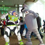 Buzz Lightyear and Bender Futurama 2012