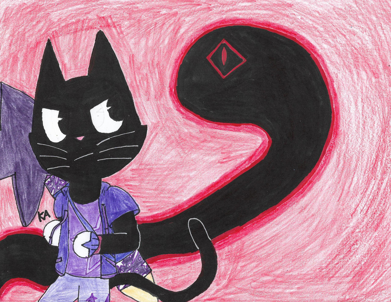 CC(F) vs the demon by KristyAvson2 on DeviantArt
