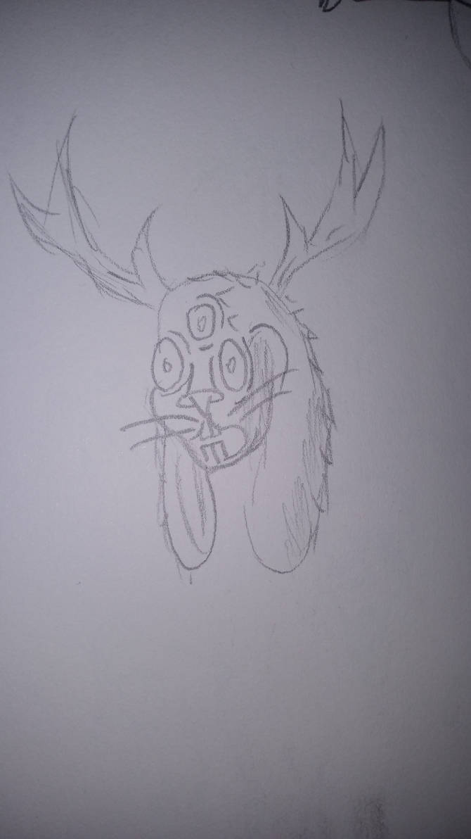 Antler rabbit by Ettheartist01 on DeviantArt