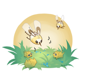 Cutiefly and Joltik