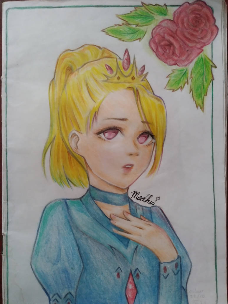 Princess (coloured) by Madhuni on DeviantArt