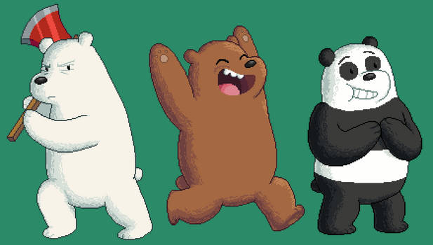 We Bare Bears Pixel Art