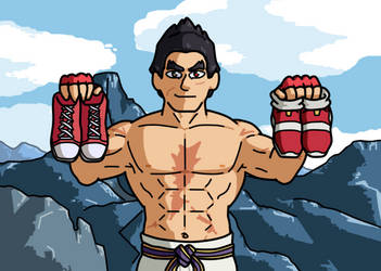 Kazuya and his hobby